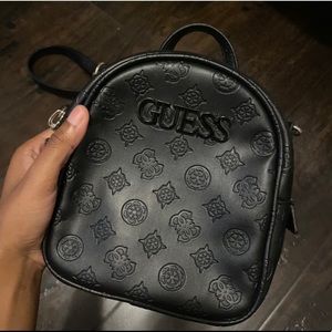 Black mini Guess shoulder bag